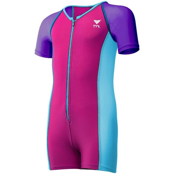 TYR Girls Solid Thermal Swim Suit - 2019 1 TYR Girls Solid Thermal Swim Suit - 2019