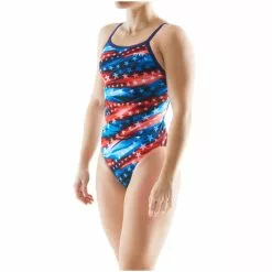 TYR Women's Freedom Flag Diamondfit Swimsuit - 2022